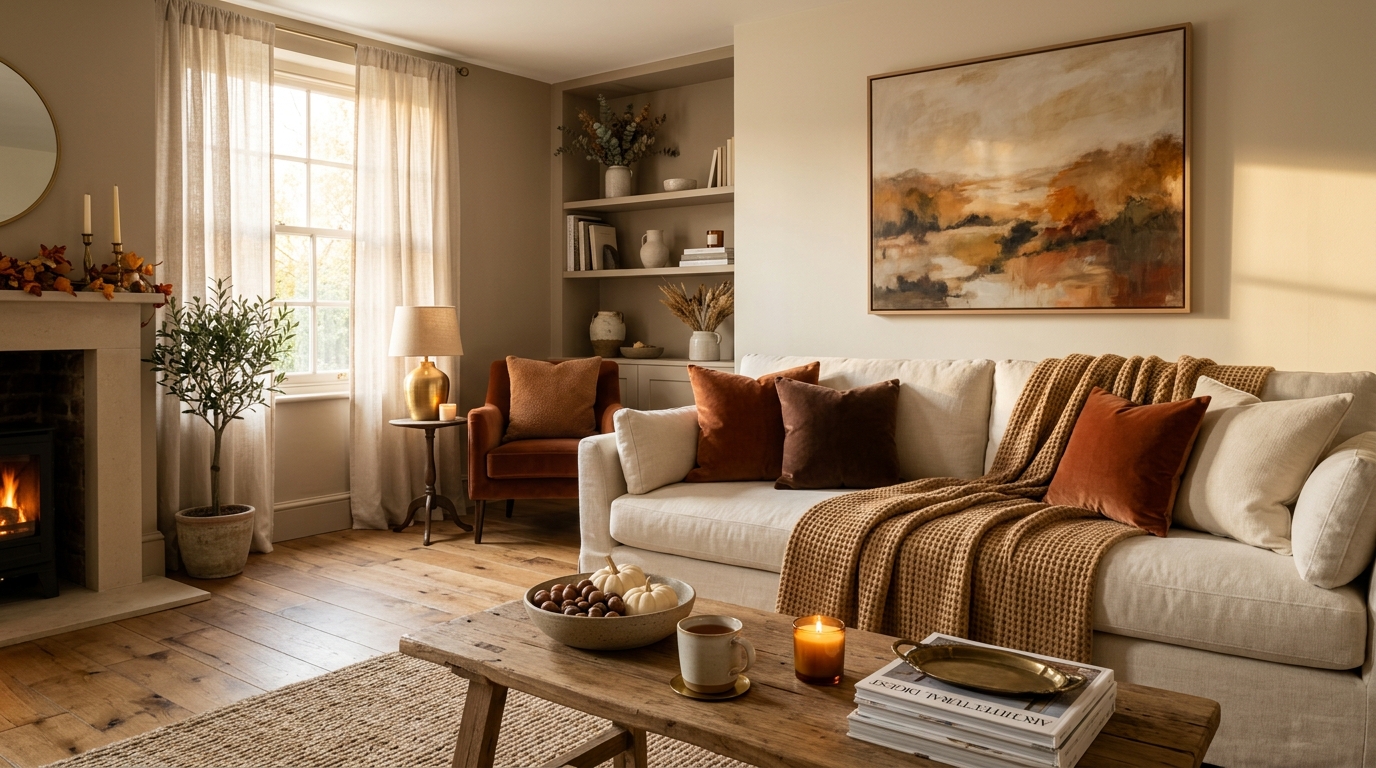 The Cozy Autumn Living Room Reset: 9 Subtle Touches That Bring High-End Warmth