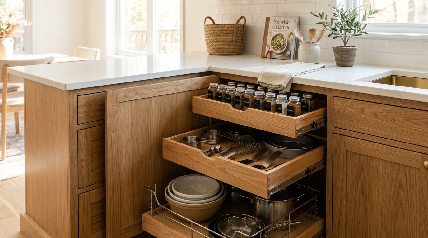 The Deep Kitchen Cabinet Dilemma: 5 Zero-Reno Tricks to Stop Losing Items in the Back