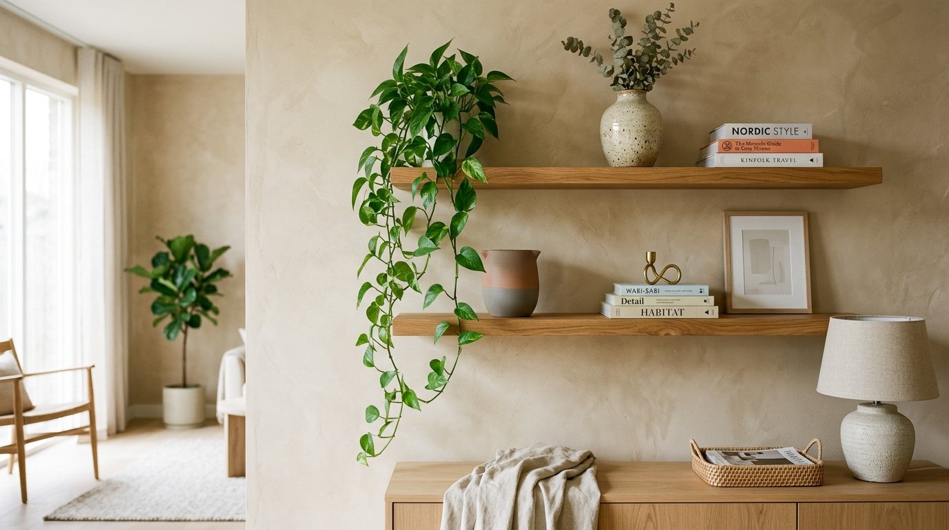 How to Hang Wall Shelves Perfectly Straight (Step-by-Step Beginner Guide)