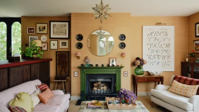 DIY home decor ideas for a stylish living room on a budget