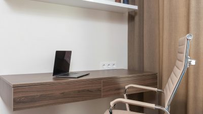 How to hang wall shelves straight using a level and drill